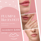 💋 Back To School Deal Juvederm Filler Special – Only $547 (Limit 1)