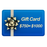 Holiday Special: $1,000 Gift Card for Only $750