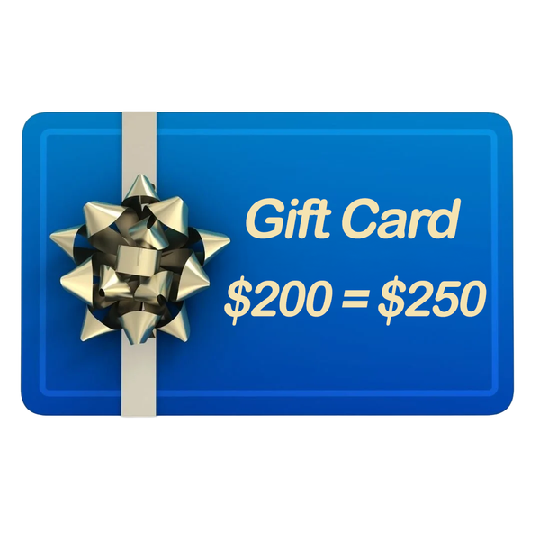 Holiday Special: $250 Gift Card for Only $200