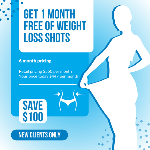 Get 1 Free Month of Weight Loss Shots - New Clients