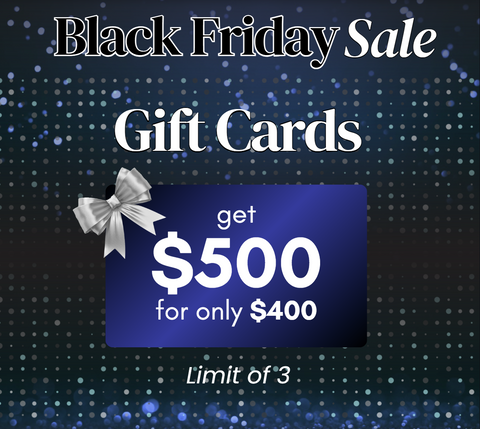 Black Friday Only: Get $500 for just $400!